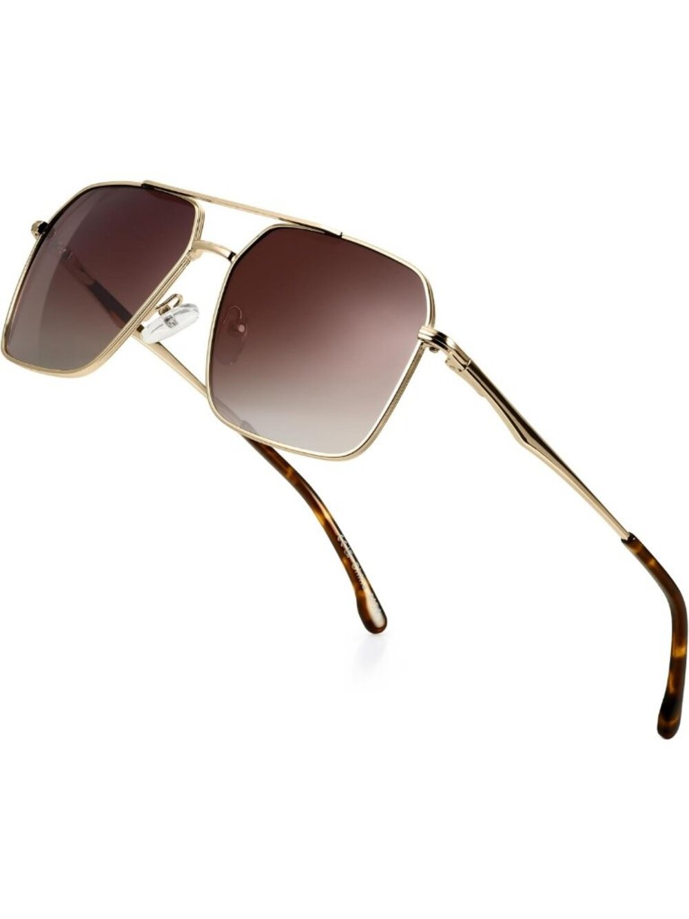 Trendy Polarized Aviator Sunglasses for Men - UV400 Anti-Glare Shades for